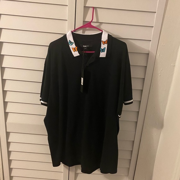NOVA MEN XXL POLO BUTTERFLIES brand new - Picture 1 of 4